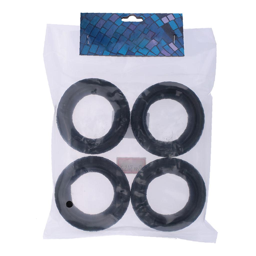 4 Sztuki 1Celsius10   Opona Gumowa do Samochodu Płaskiego z Bieżnikiem, Odporne na Ścieranie Czarne Opony Wyścigowe do Samochodu HPI On-Road Nadmuchiwanego, Wysoka Jakość i