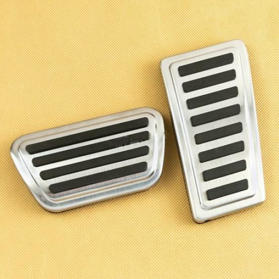 For -2025 Dodge Ram 1500 Stainless Steel Foot Brake Gas Pedal Pad Cover Trim