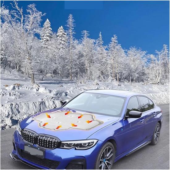 Front Hood Engine Insulation Pad Bonnet Panel Sound 51487059260,Compatible With BMW 3 Series E90 E91 E92 E93 323i 325i