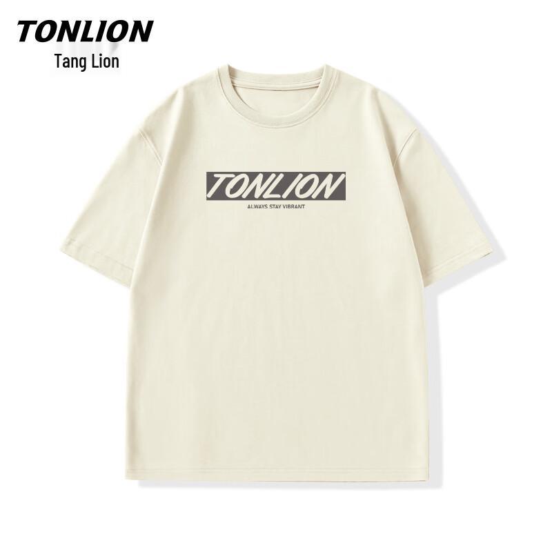 TonLion Unisex Cotton Round Neck T-Shirt