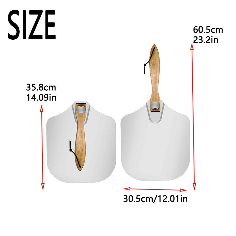 Aluminium Zinc Zinc Alloy Pizza Shovel Detachable Pizza Spatula Paddle Durable Pizza Paddle  Cake Shovel