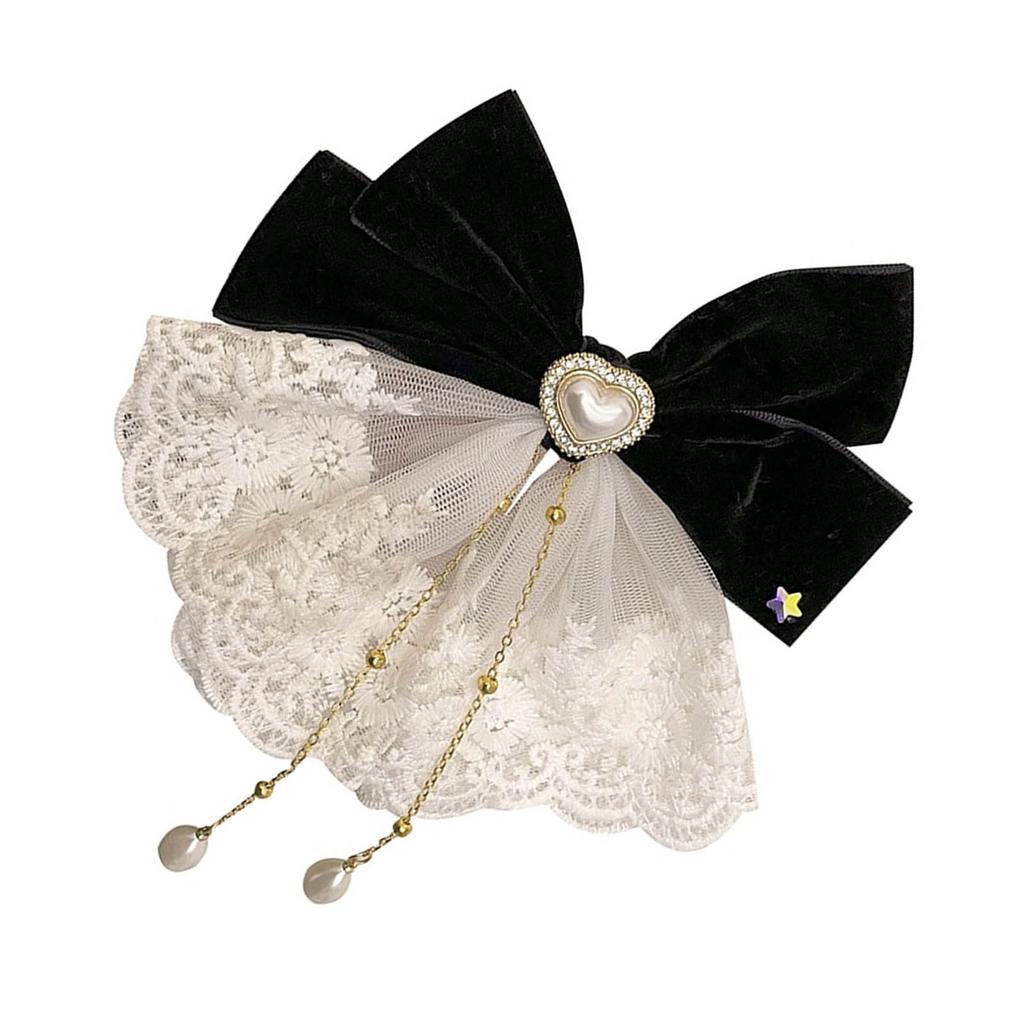 Sophisticated Bows Barrettes Breathable Lace Hair Ornament Fashion Hairpin For Women Teens Prom Event