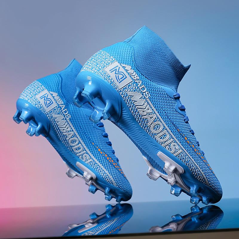 Fußballschuhe Mittlere Hilfe Unisex TF Gebrochene Nägel FG Lange Nägel Schüler Jugend Fußball Trainingsschuhe Große Größe