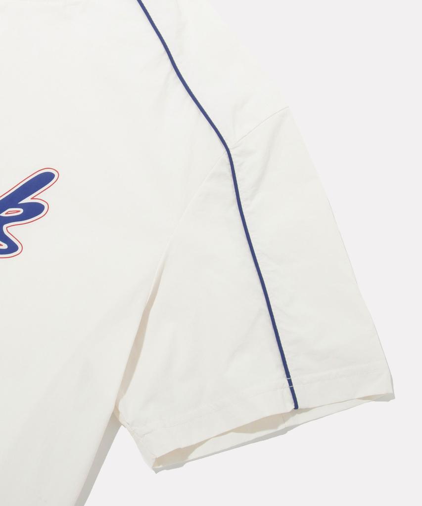 Reebok New Basic Lettering Short Sleeve Piste - White