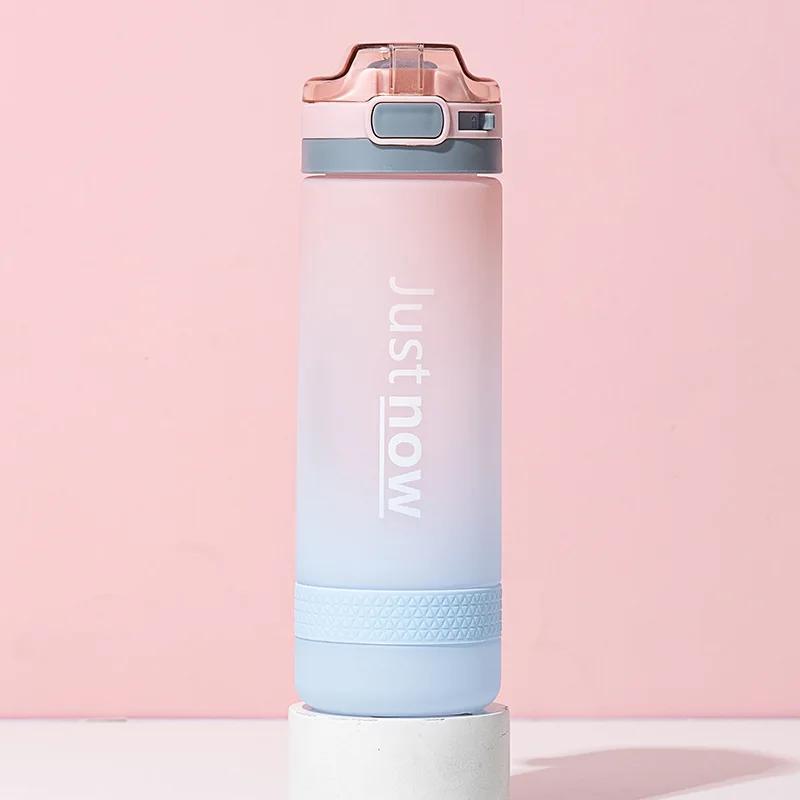 600ml Nieuwe Mode Waterfles Gratis Verzending Artikelen Draagbare Buiten Shaker Sport Schattig Drinken Plastic Waterflessen Voor Meisjes