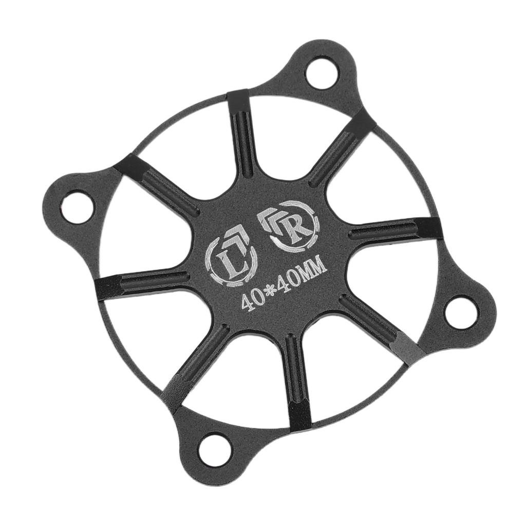 RC Cooling Fan Cover 40x40mm Aluminium Alloy Protective Accessory Part for Motor Black