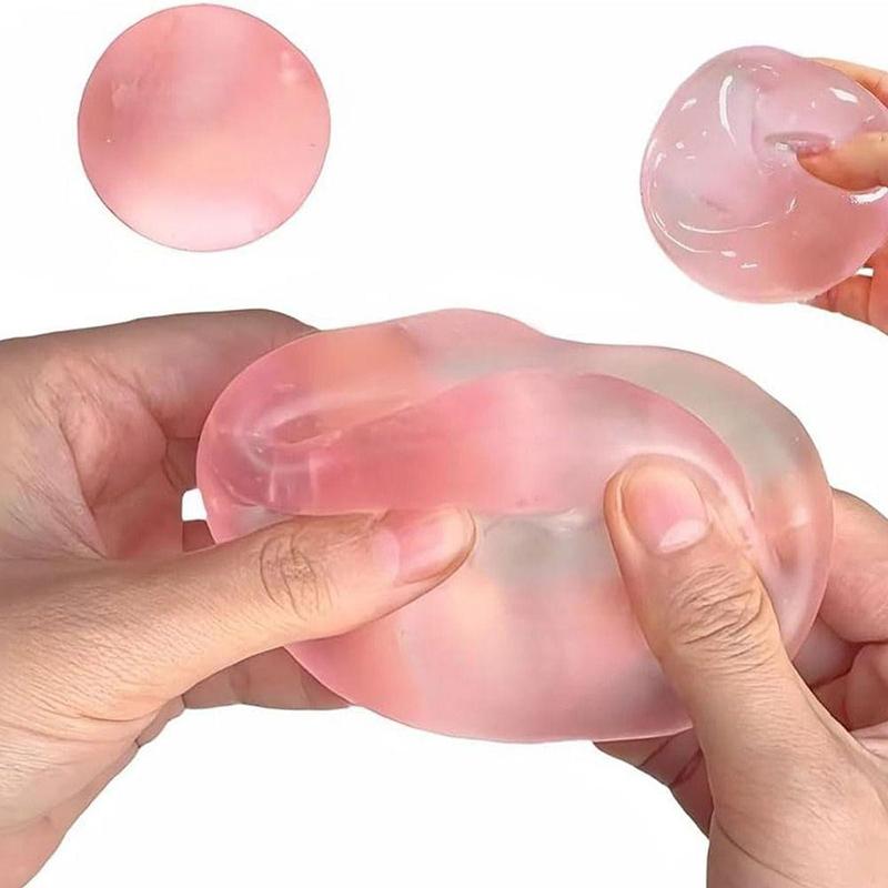 Translucent Pastel Fidget Toys Super Soft Texture For Stress Relief Kids Play Relaxation