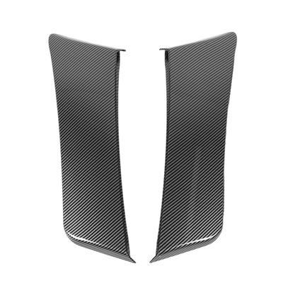 Rear Mudguard Panel Flare Side Scoops Vents Carbon Fiber Style Stable Structure Scratch Resistant for Vehicle