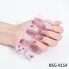 Japanese Gel Manicure Stickers Nail Stickers 3d Bronzing Light Therapy Nails Checkerboard Nail Stickers