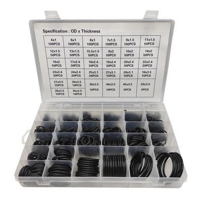 1225Pcs 32 Sizes Universal Car Boxed Nitrile Silicone Rubber Assortment O-Ring Sealing Ring NBR Repair Kit Sealing Gasket Kit