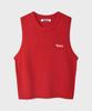 Fallett Small Story Logo Knit Vest Red