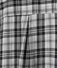 STANDARDERROR 87-Stan134 Soft Misty Oversized Pocket Long Sleeve Check Shirt Black