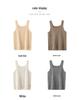 Lekasha Women's 100% Pure Cashmere U-Neck Ribbed Knit Camisole