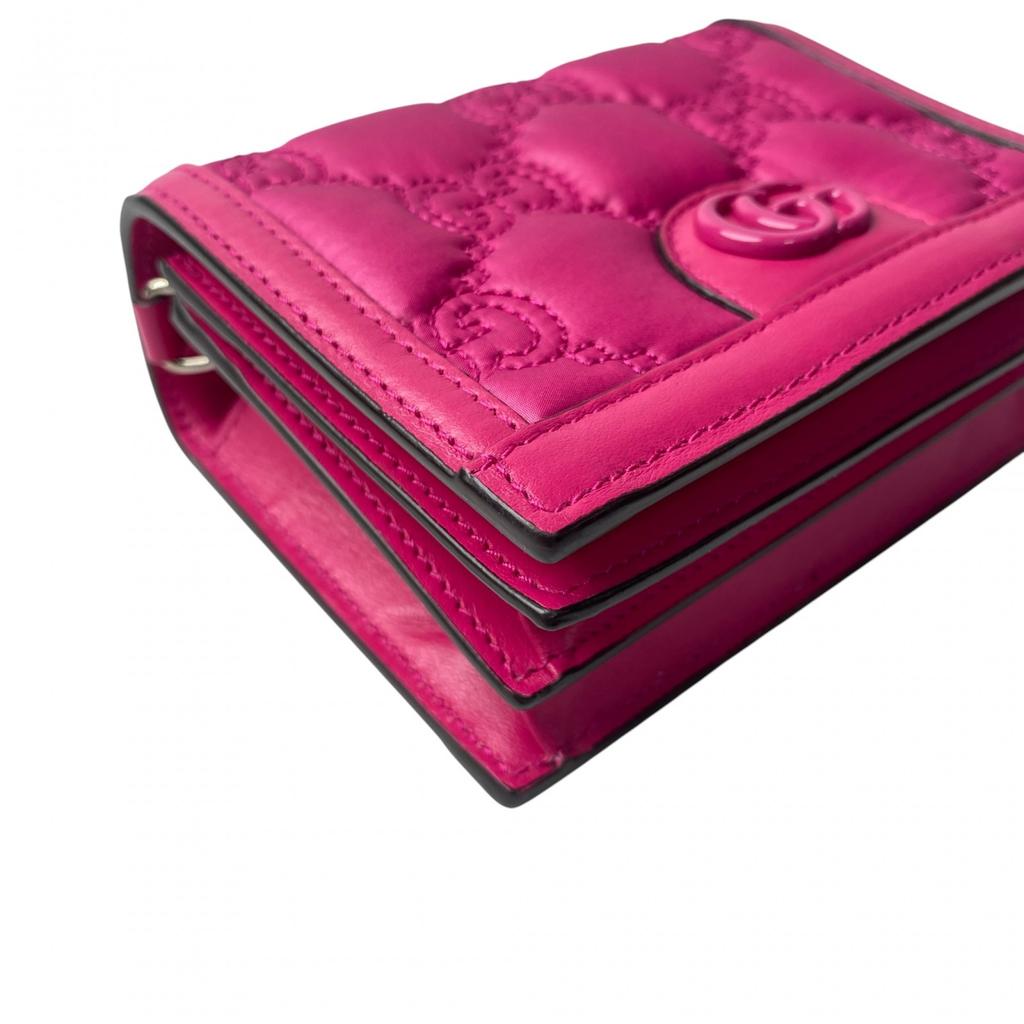 Used GUCCIShoulder Bag pink Nylon/leather Women