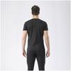 Mizuno Breath Thermo for Daily Short Sleeve Size L Underwear, Heat-Generating Innerwear, Thin, Use, V-Neck Shirt, Men's, Black,
