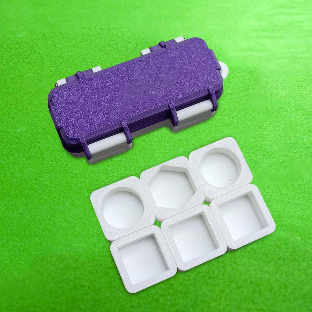 Pool Chalk Holder Billiard Case Practical Portable Compact Multifunctional Storage Box