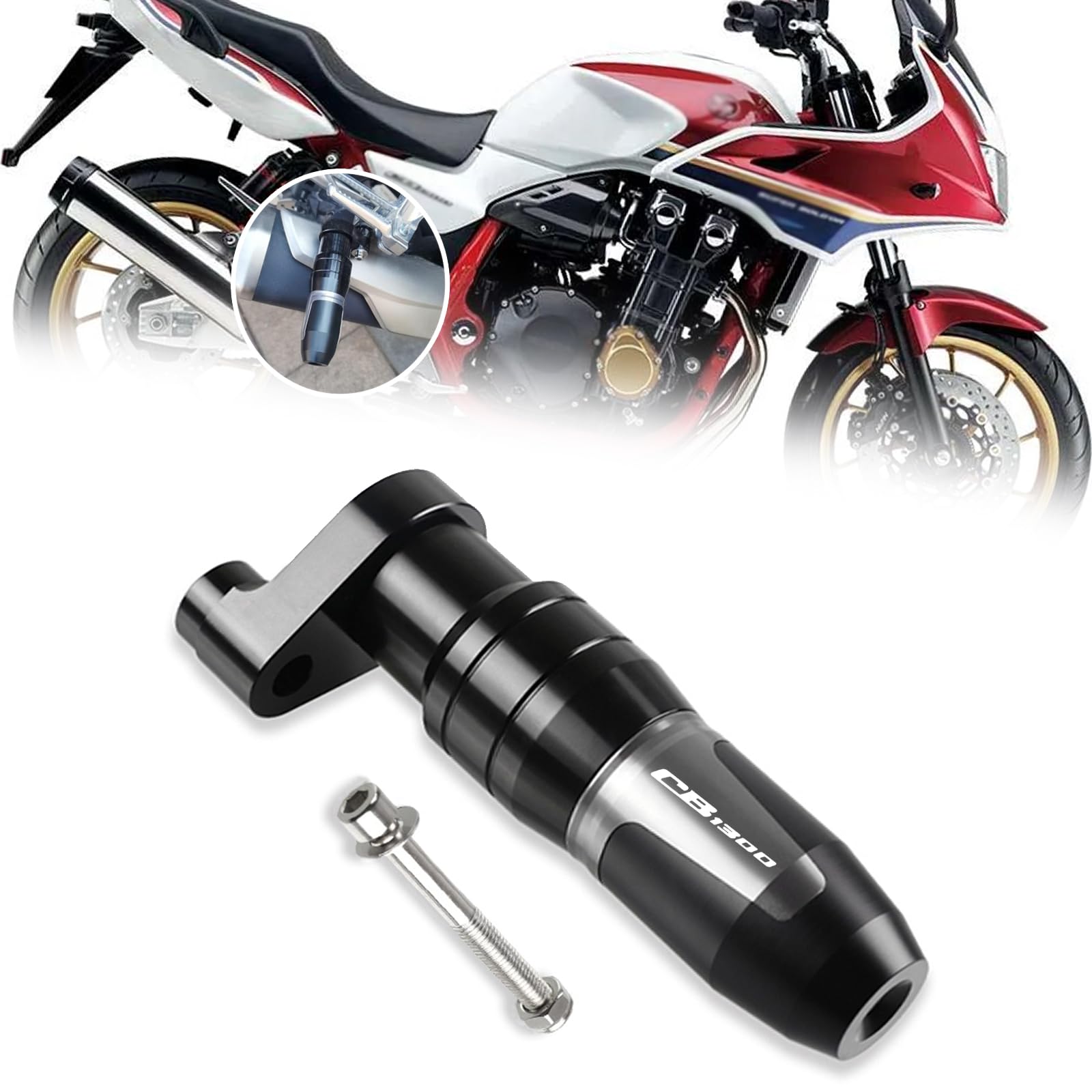 

KAGEFUNE For CB1300 CB 1300SF/SB 2025 Motorcycle CNC Aluminum Alloy Accessories Muffler Protector Exhaust