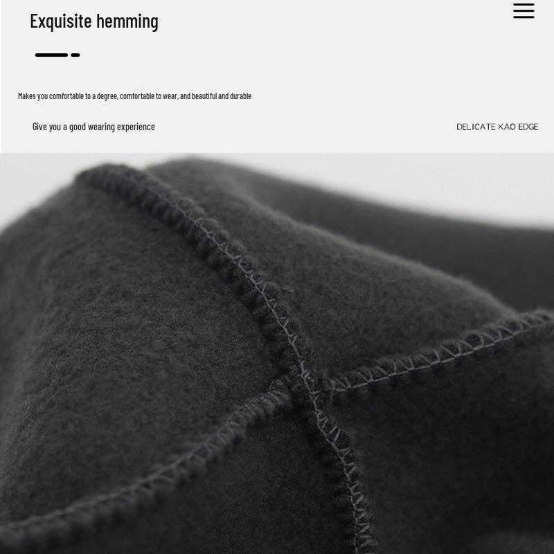 Weiche winddichte Mütze mit Fleecefutter für Herbst-/Winter-Outdoor-Aktivitäten