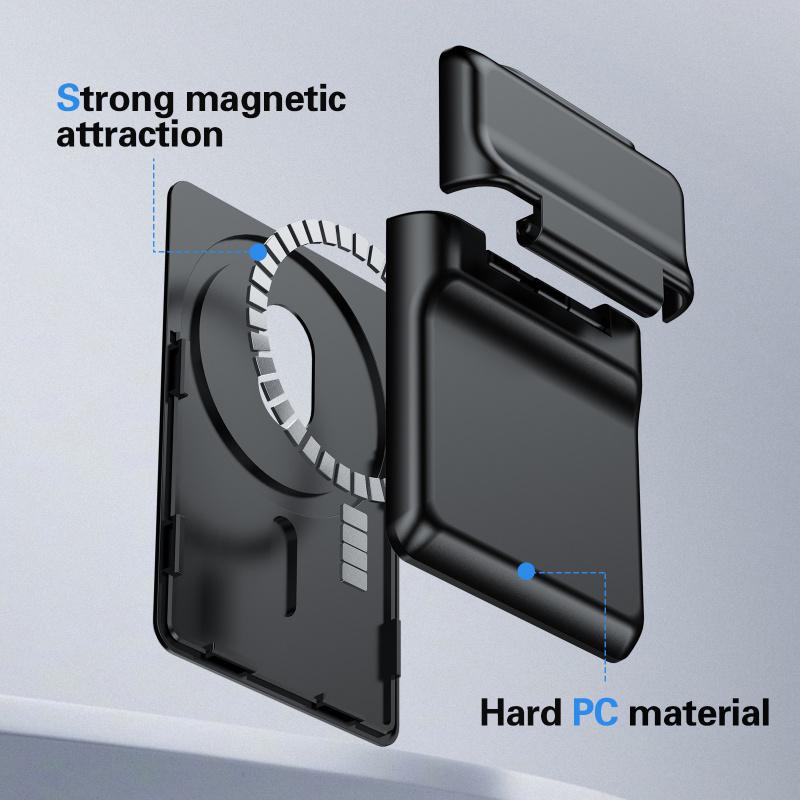 Universeller magnetischer Handy-Kartenhalter mit Ständer, Brieftaschen-Case mit Kickstand für iPhone Samsung