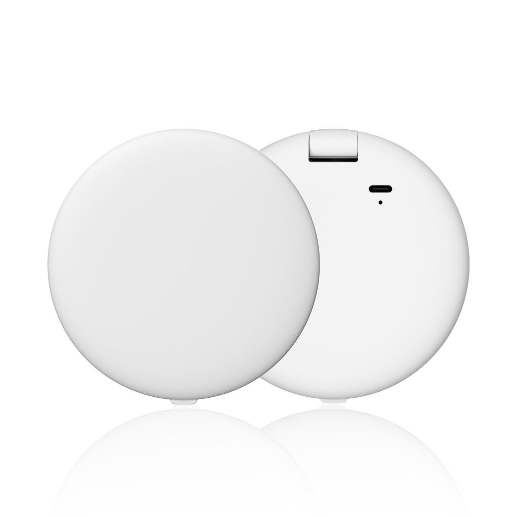 

2X Portable Intelligent Sunscreen Makeup Mirror Magnifying LED Beauty Sunscreen Detection Vanity Mirror белый