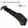 MP Stil Glänzend Schwarz Auto Heckstoßstange Diffusor Splitter Für BMW 1er M Sport F20 F21 M135i M140i 2015-2019 Tuning Body Kits