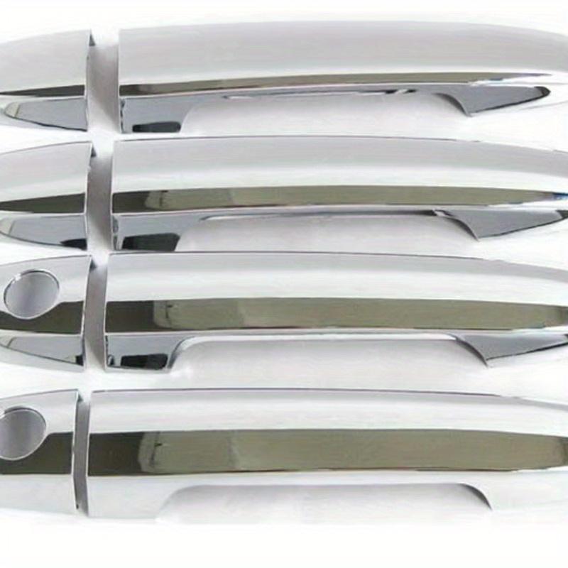 8pca New Chrome Car Door Handle Cover Trim Sticker 2 Keyholes For Toyota Camry 2002-2006 Yaris 2006-2010 Corolla 2003-2013