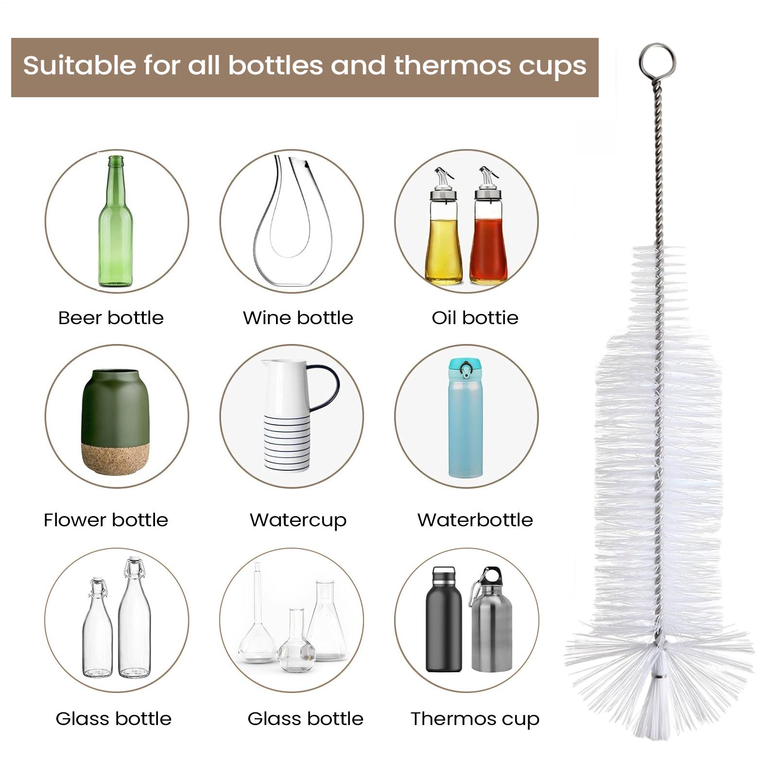 

Bottle Brush Bottle Washing Brush With Nylon Bristles Washer Scrubber Cleaning Supplies For Glass Kettle Wine Decanter Coffee China Mainland