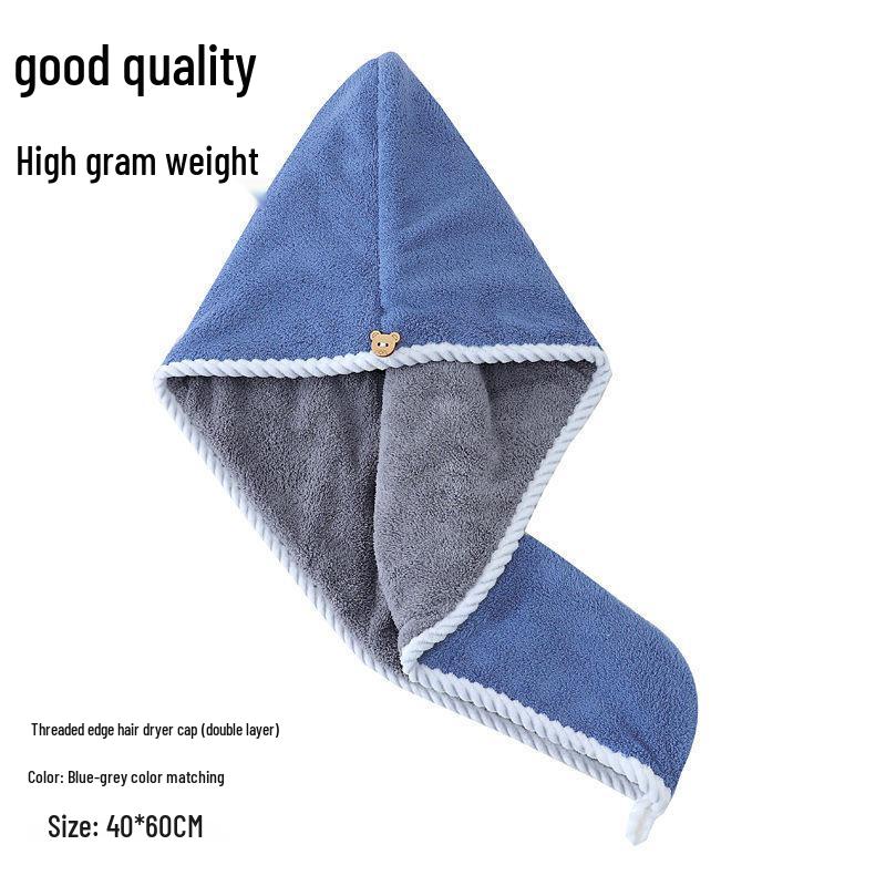 Women's 2025 Quick-Dry Double-Layer Headscarf Towel Cap