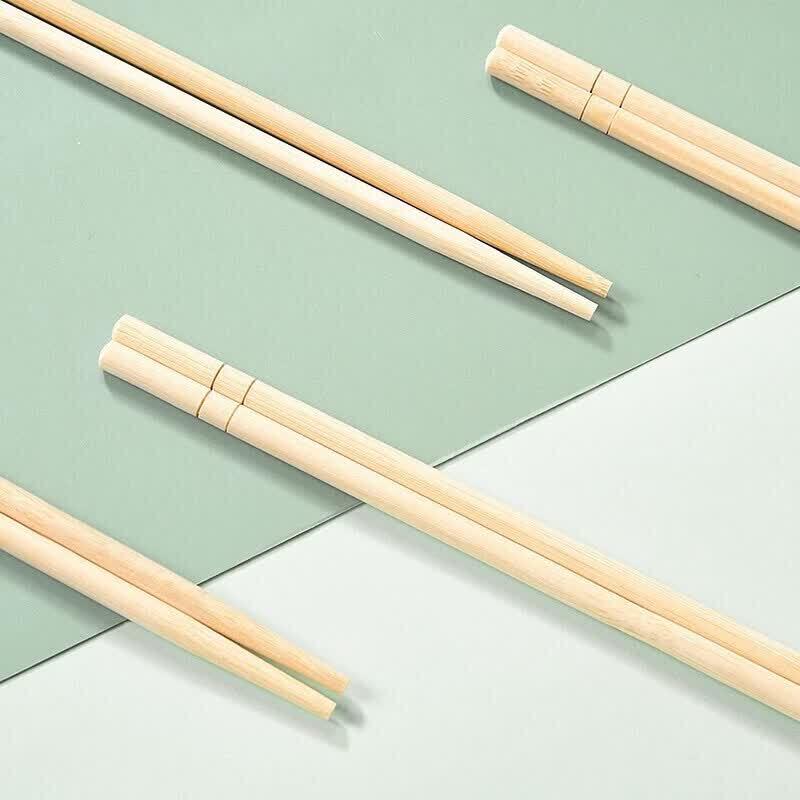 Fangcaodi Individually Wrapped Disposable Bamboo Chopsticks