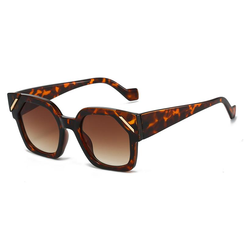 New Women s Simple Polygonal Sunglasses Women s Cat Eyes Sunglasses Trendy Personalized Street Photo Sunglasses M6253