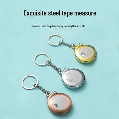 Mini Metro Tascabile, Metro Flessibile in Acciaio ad Alta Precisione da 2m, Portatile per Uso Domestico, Spedizione Gratuita