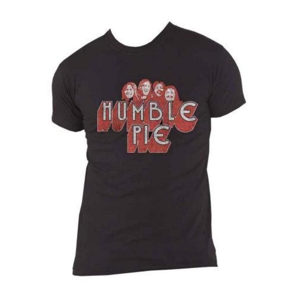 Humble Pie Unisex Adult Live 73 Poster T-Shirt