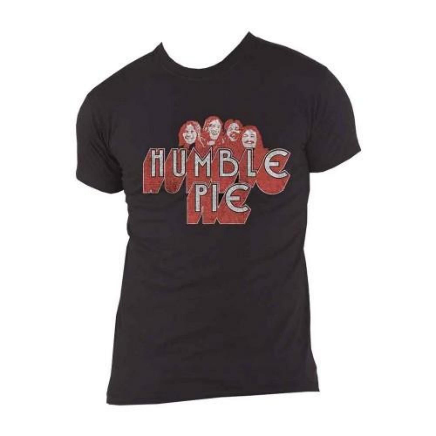 

Humble Pie Unisex Adult Live 73 Poster T-Shirt S разноцветный