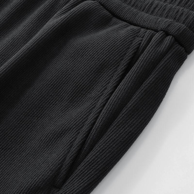 MONTAGUT Men's Fine Corduroy Warm Straight-Leg Casual Trousers