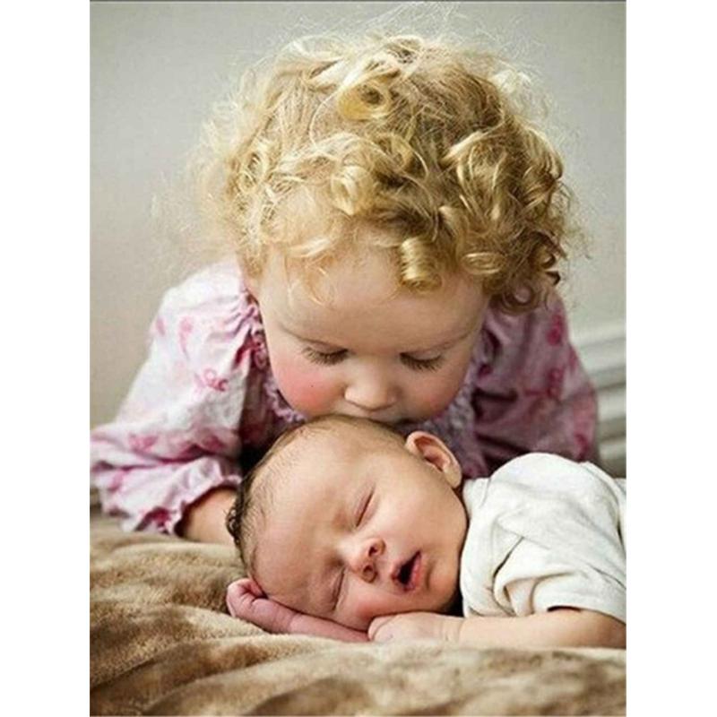 

5D Детская Алмазная Картина Полный Алмазный Квадратный Детский Алмазный Комплект Украшения Стены Подарок Full Round 40x50CM