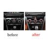 For Hyundai Elantra 2019-2020 Red Aluminum Console Air Conditioning Knob Trim 3X