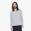 Moseupocheu Wool Soft Long Sleeve T-Shirt Men'S (Light Gray)