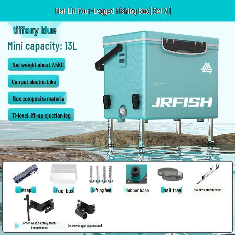 2025 Ultralight 13L Mini Fishing Box with Feet - Cooler and Seat Combo