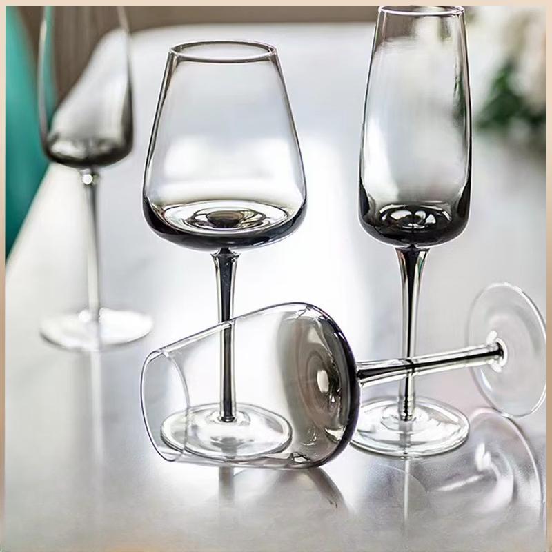 Shangqi Luxus Graues Weinglas-Set (2er-Pack)