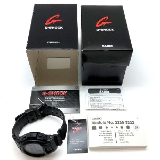 

Б/У Casio G‑Shock DW‑6900MS‑1 Матовые Черные Красный Глаз Цифровые Часы чёрный