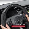 MG ZS6 & Scorpio Navigator ONE Suede Steering Wheel Cover - Magnolia 5 Model