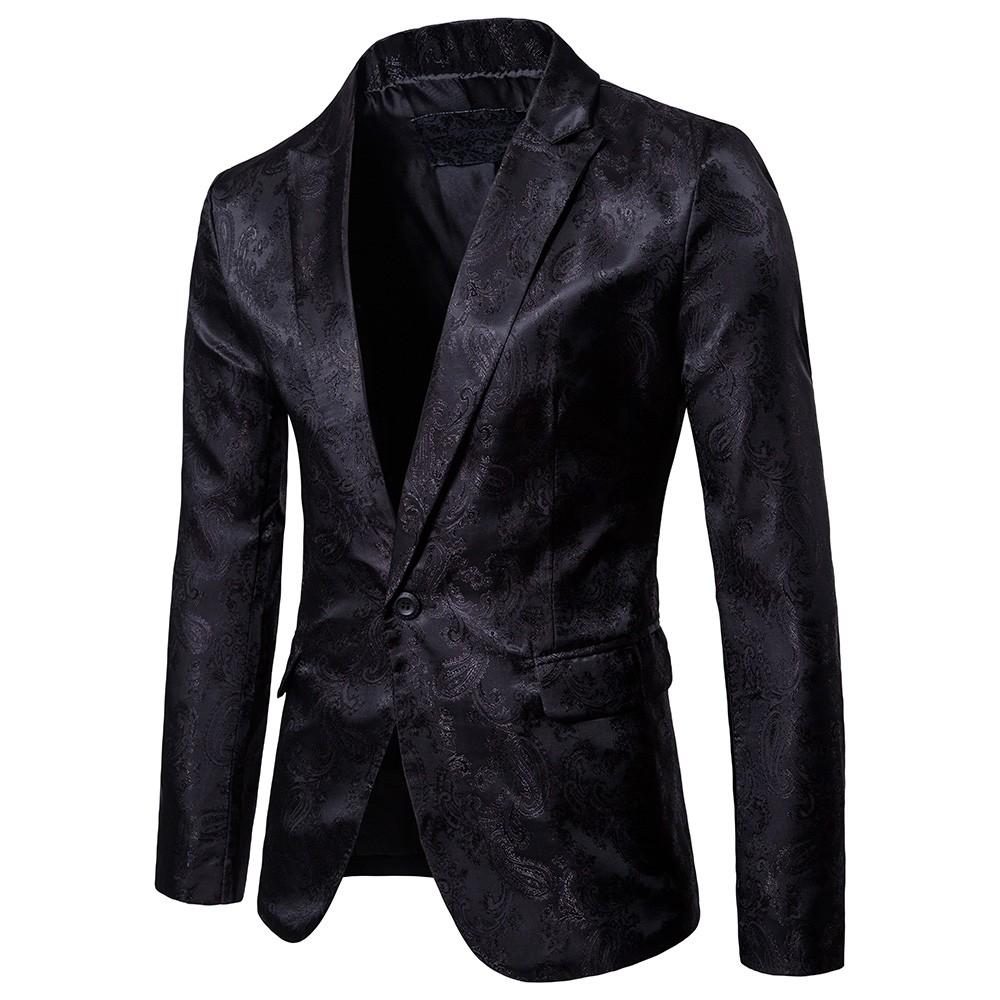 Men’s Suit Slim 2-Piece Suit  Business Wedding Party Jacket Coat & Pants