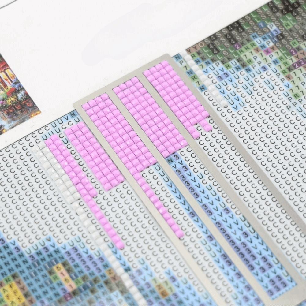 Textured Grid Tool Diamond Painting Ruler  for Diamonds Painting Tools