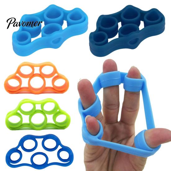 Silicone Hand Exerciser Grip Strength Wrist Exercise Finger Stretcher Trainer
