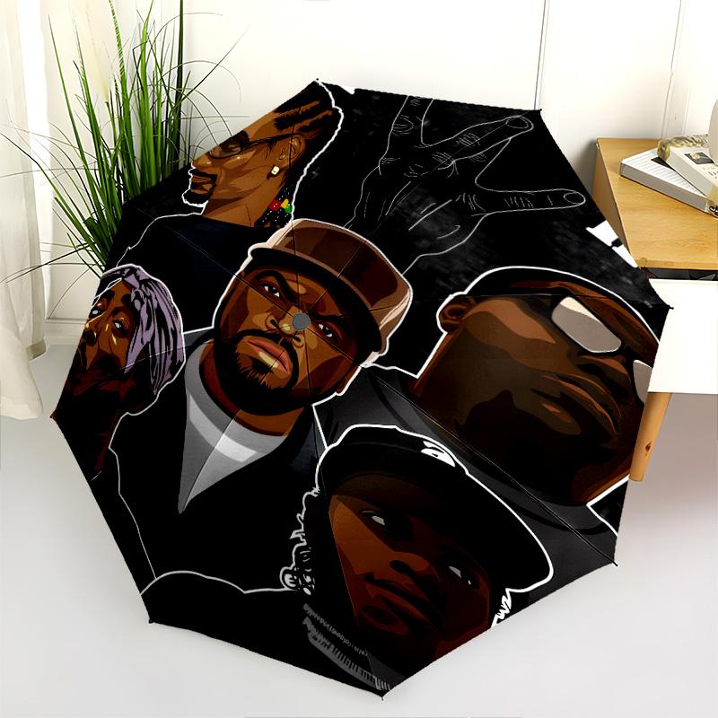 Hip Hop Legacy Folding Umbrella Suitable For All Seasons Durable Travel Gift Travel Umbrella