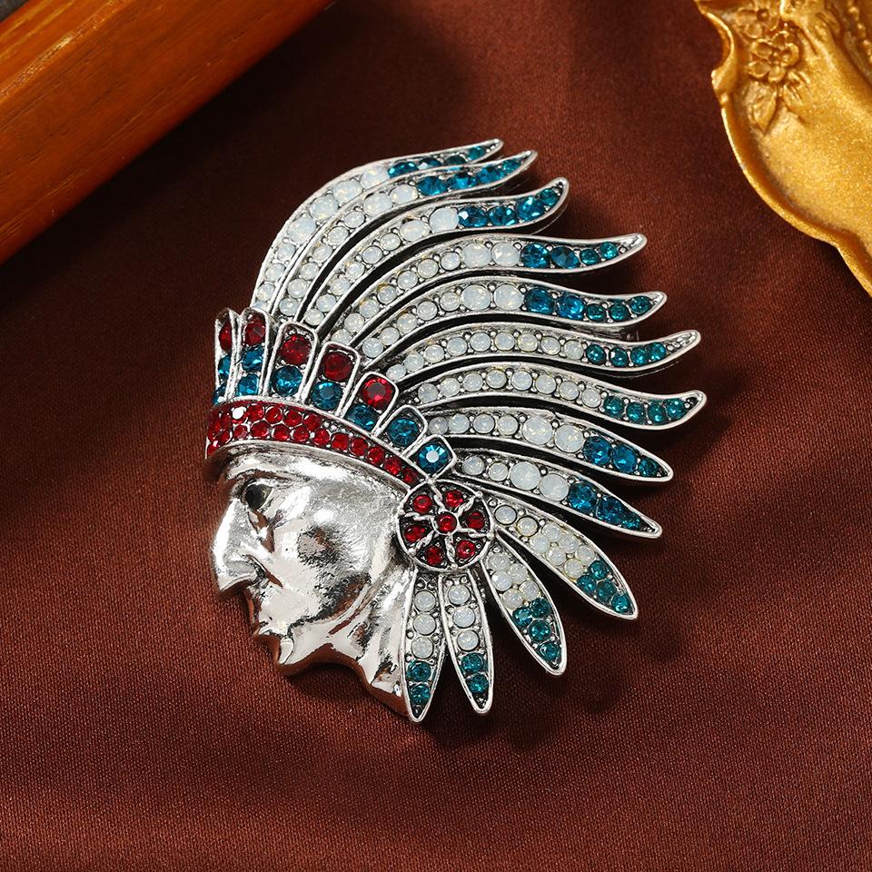 

Мужская брошь креативная индийская булавка простая повседневная брошь для костюма