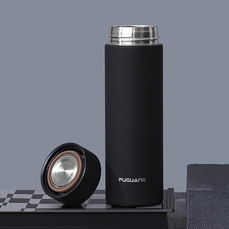 FUGUANG Rongjia Black Stainless Steel Insulated Mug