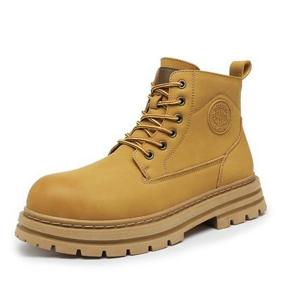 Neue coole Herren Damen Rindsleder Stiefel Street High Top Freizeitschuhe Warme Plüsch Knöchelhohe Stiefel