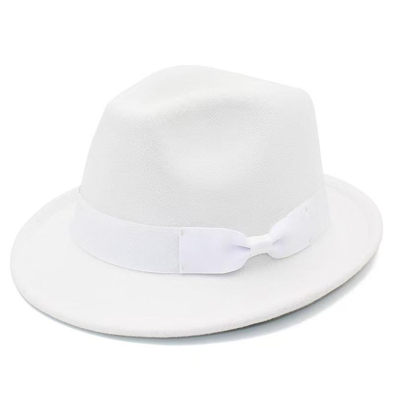 Popular European and American Fashion Versatile Top Hat British Style Jazz Hat Retro Felt Hat Top Hat