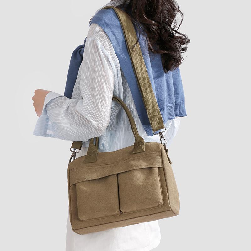 Women's Bag Lightweight Shoulder Bag Canvas Bag Large Capacity Crossbody Handbag